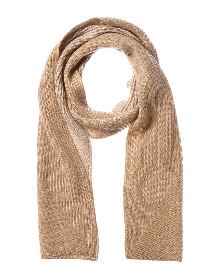 Forte Cashmere Plaited Rib Cashmere Scarf