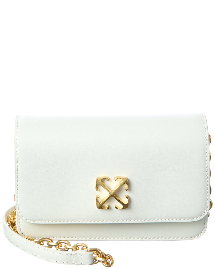 Off-White™ Jitney Leather Wallet On Chain