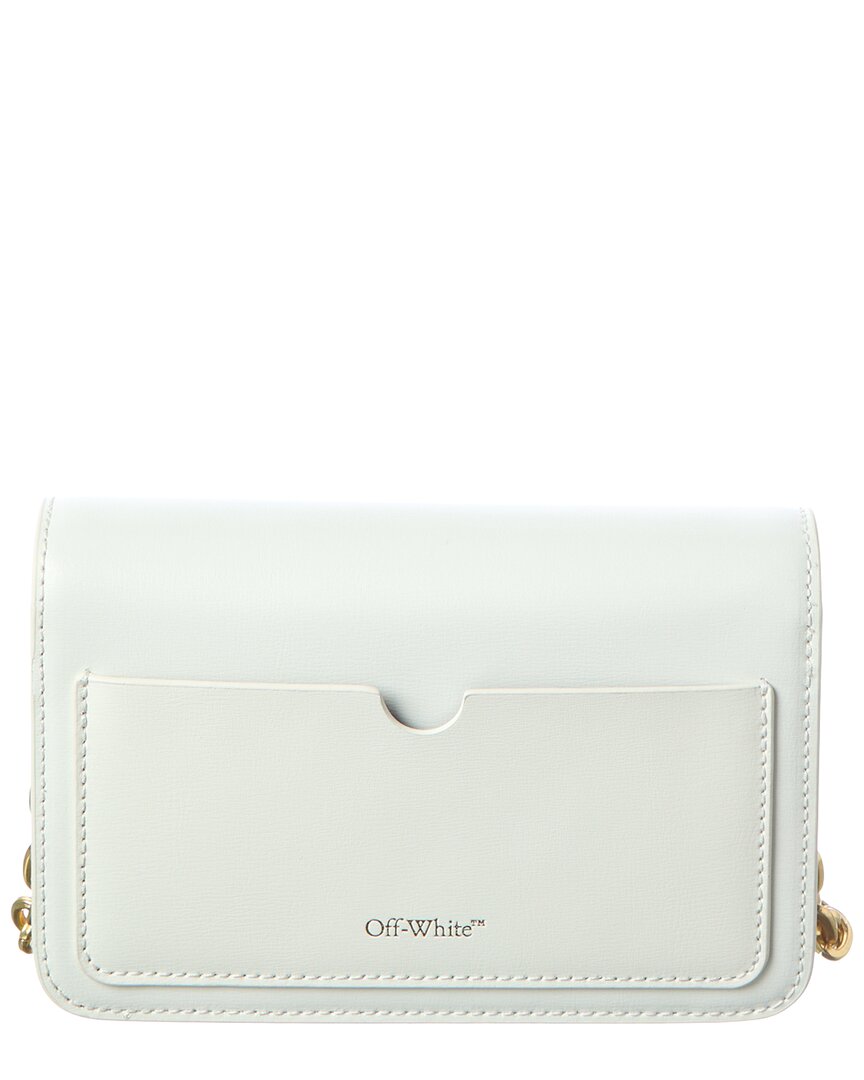 Off-White™ Jitney Leather Wallet On Chain