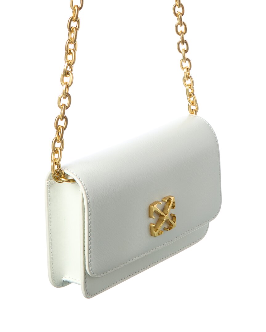Off-White™ Jitney Leather Wallet On Chain