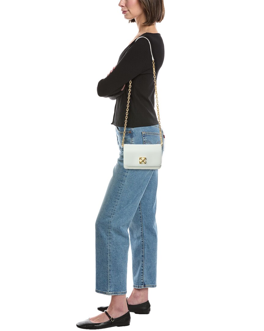 Off-White™ Jitney Leather Wallet On Chain