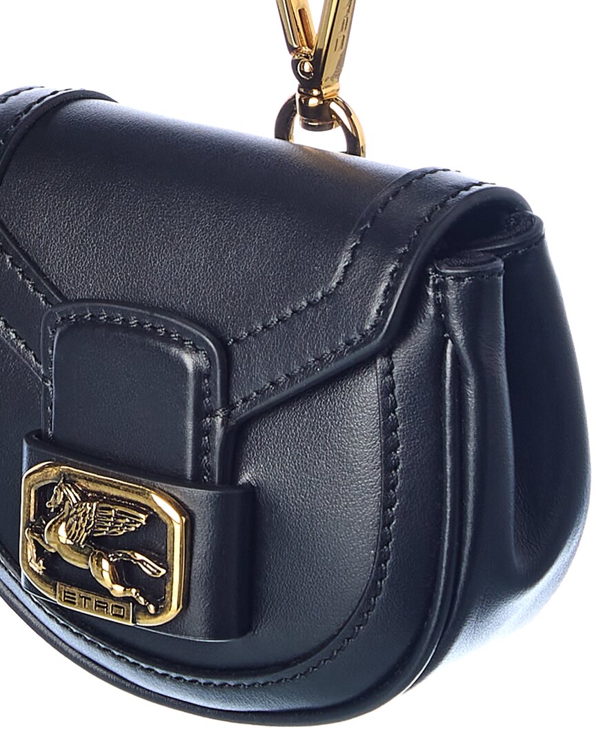Etro Pegaso Leather Coin Purse