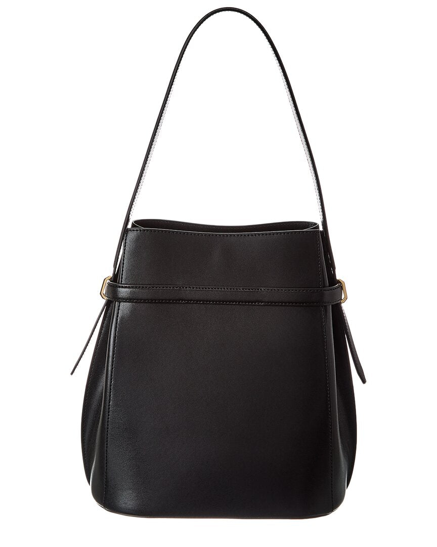 Toteme Belted Leather Bucket Bag