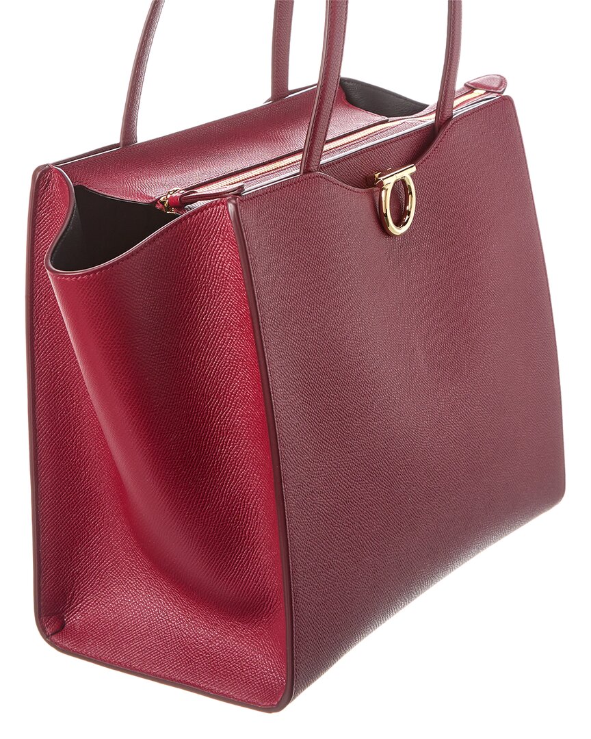 Ferragamo Gemini Leather Satchel
