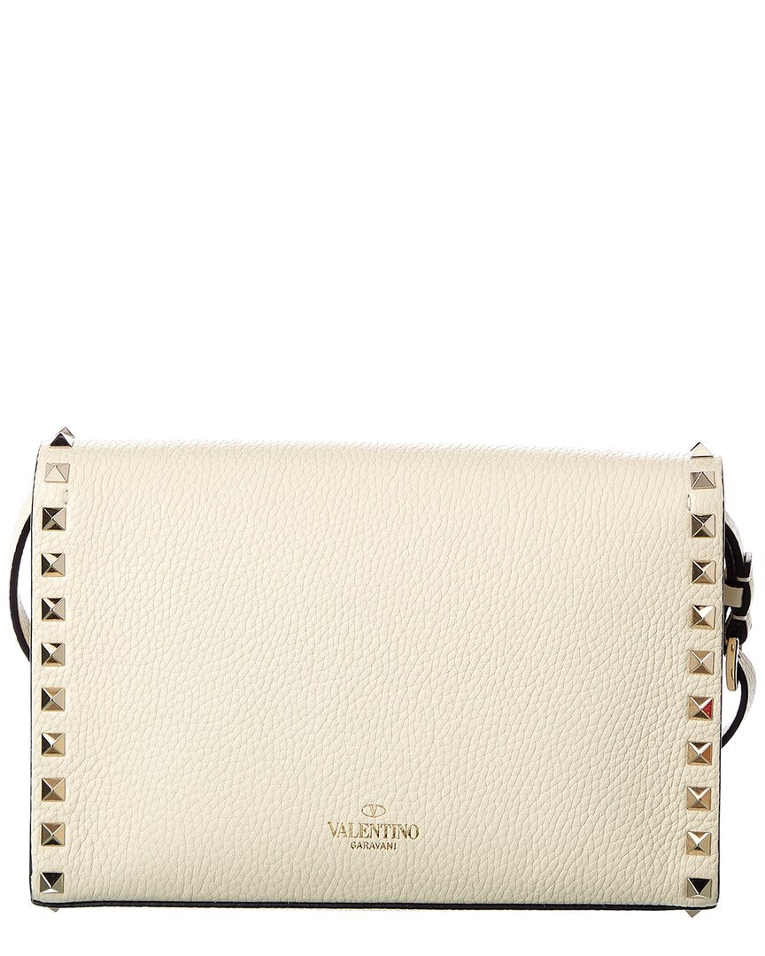Valentino Rockstud Small Grainy Leather Crossbody