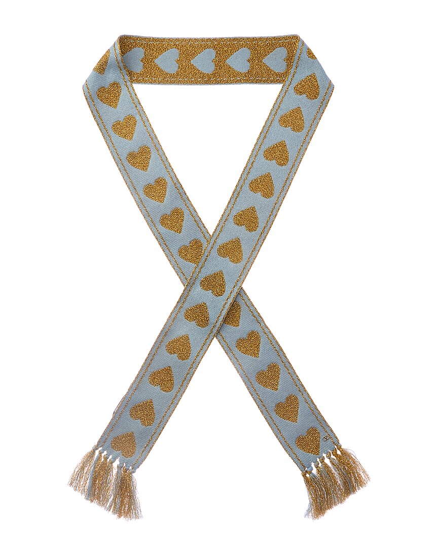 Valentino Antibes Scarf Blue