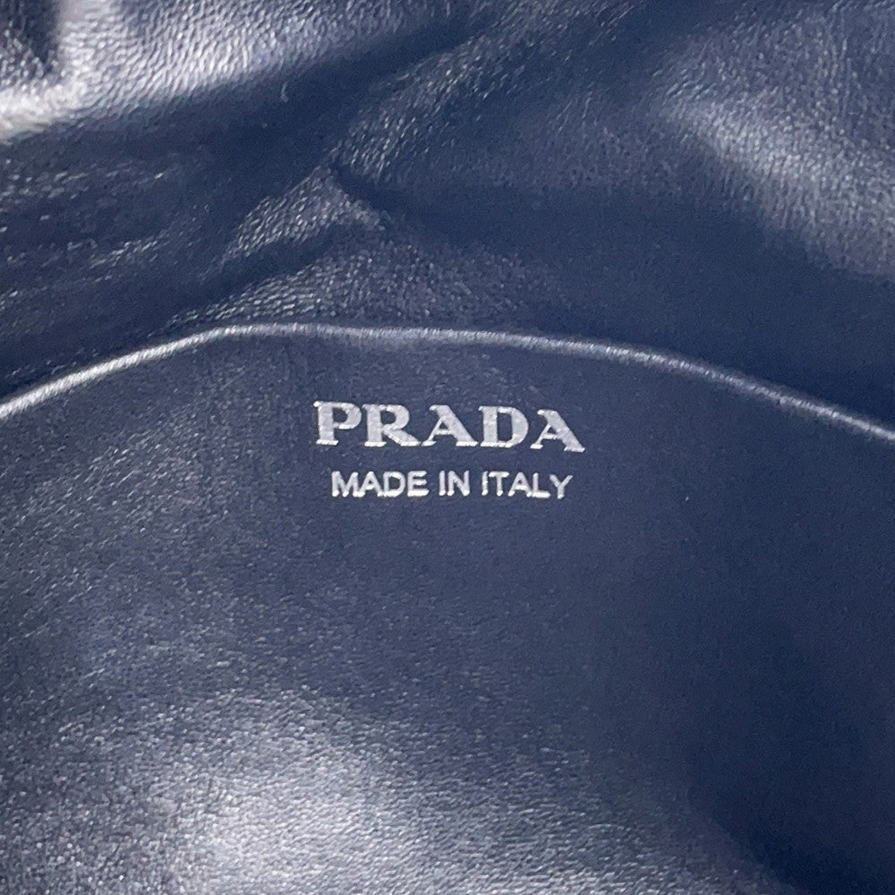 PRADA Supernova 2WAY Bag White1BA365 Leather Size Medium