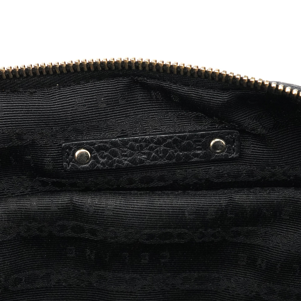 Black Leather Bittersweet Hobo Bag
