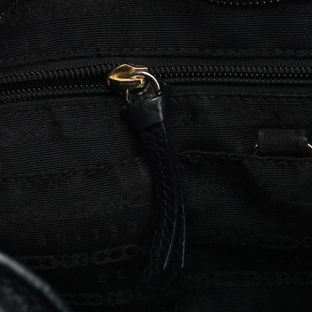 Black Leather Bittersweet Hobo Bag