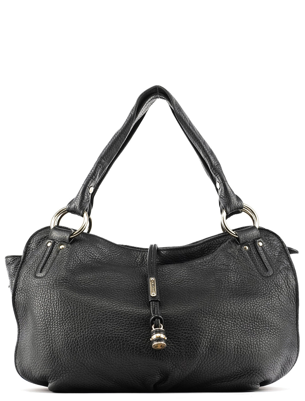 Black Leather Bittersweet Hobo Bag