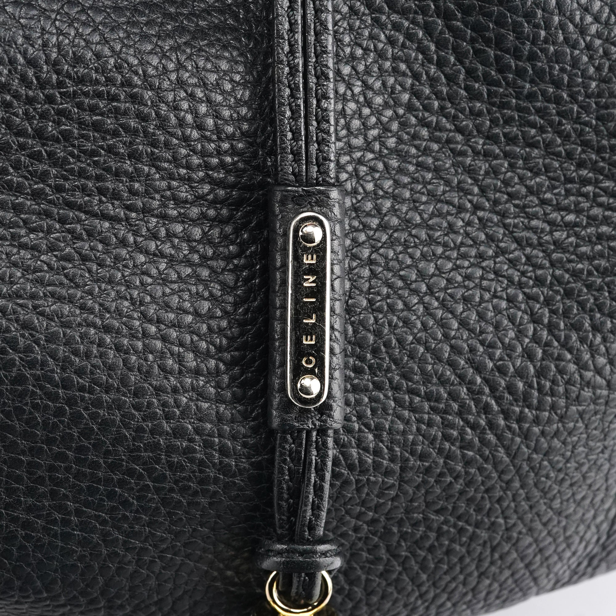 Black Leather Bittersweet Hobo Bag