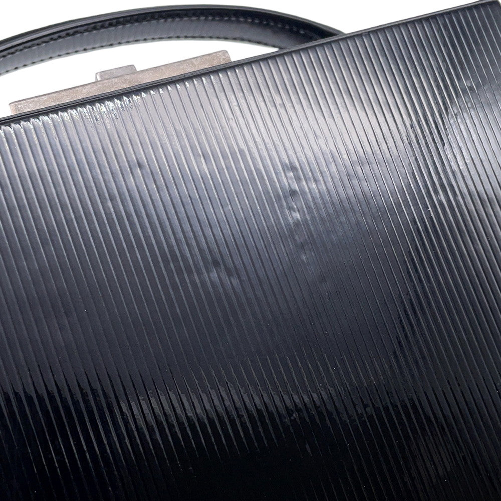 SAINT LAURENT PARIS 2WAY vanity bag Black Patent Leather