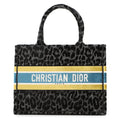 Dior Book tote Black/GrayM1296ZTGT_M932 Velour Size Medium