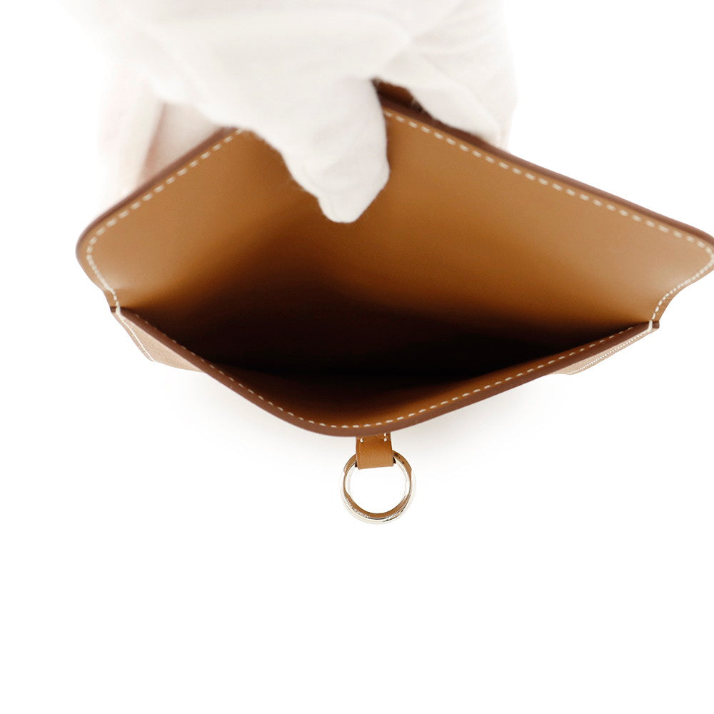 HERMES Glennan To-Go Gold Swift Leather