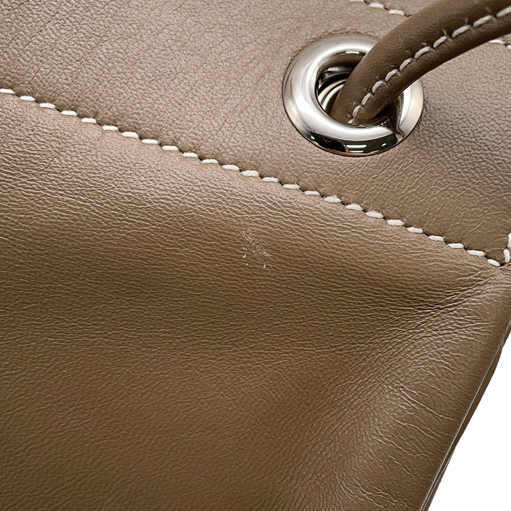 HERMES Sack Aline Etoupe Swift Leather Size Mini