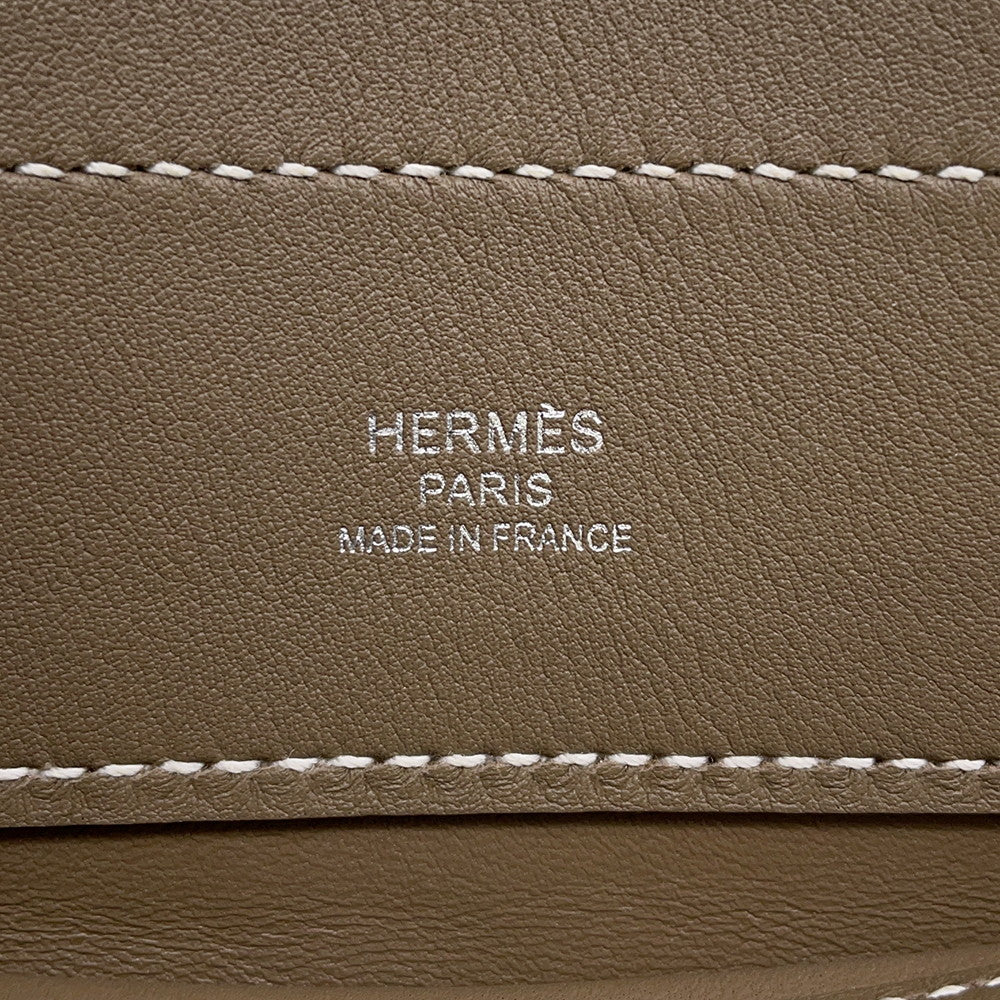 HERMES Sack Aline Etoupe Swift Leather Size Mini