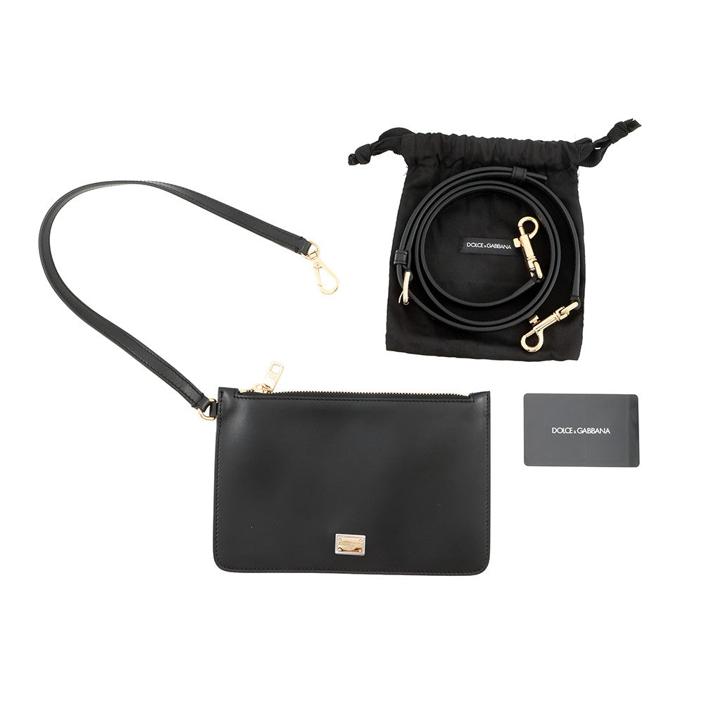 DOLCE&GABBANA 90's Sicily 2-Way Bag BlackBB7016AW57618099 Leather