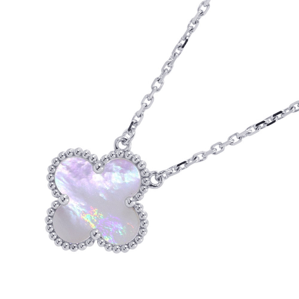Van Cleef & Arpels Vintage Alhambra PendantVCARF48700 18K White Gold