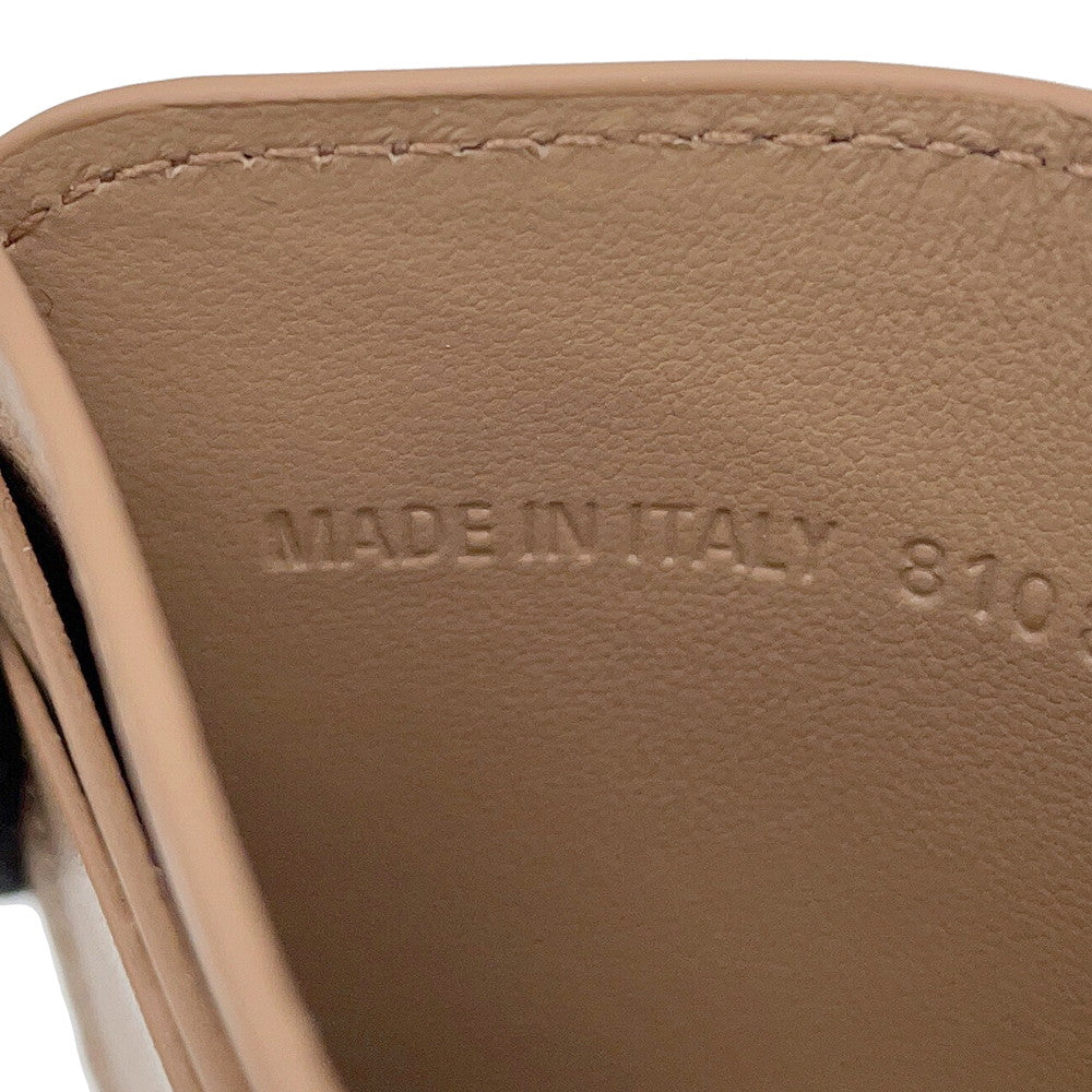 BALENCIAGA CASH2.0 Card Case latté8108992ABGH2621 Calf Leather
