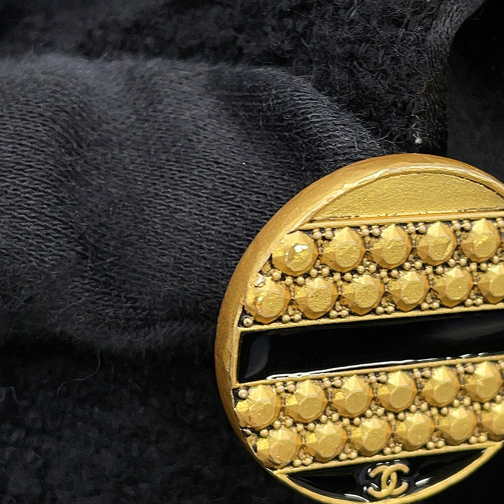 CHANEL Collarless Jacket Size 34 BlackP61936-V30843-94305 Wool80% Silk12% Polyamide8%