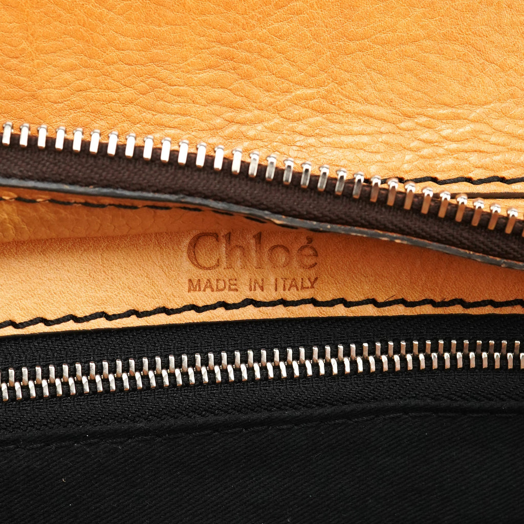Tan Leather Edith Tote Bag