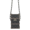 LOUIS VUITTON Trunk Box Shoulder Bag NoirM80222 Monogram Eclipse Metal