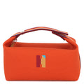 HERMES BRIDE A Black H Pavilion Orange・Feu Canvas Size PM