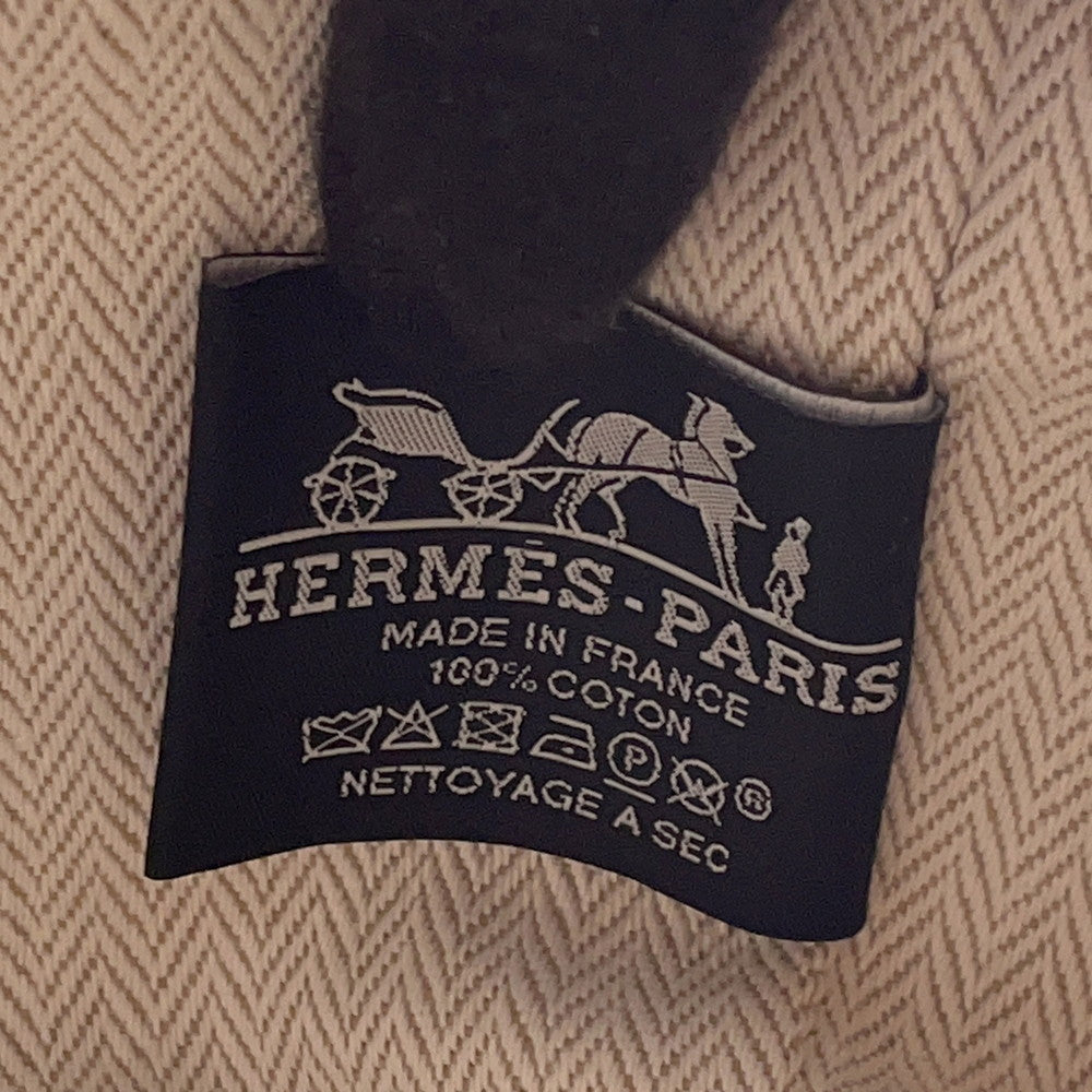 HERMES BRIDE A Black H Pavilion Orange・Feu Canvas Size PM