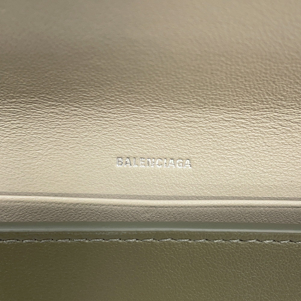 BALENCIAGA Envelope Long Wallet Card Holder Japan Limited Edition Army Green7861712AABX3262 Smooth Calf Leather