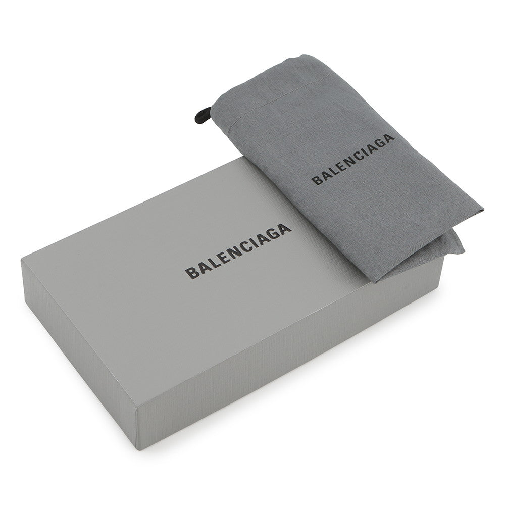 BALENCIAGA Envelope Long Wallet Card Holder Japan Limited Edition Army Green7861712AABX3262 Smooth Calf Leather