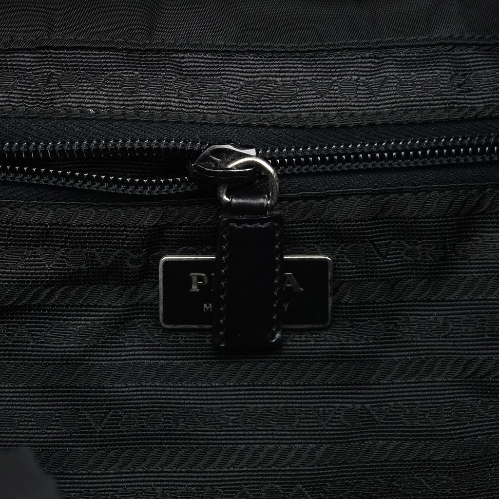 B2811F Black Tessuto Vela Nylon Backpack