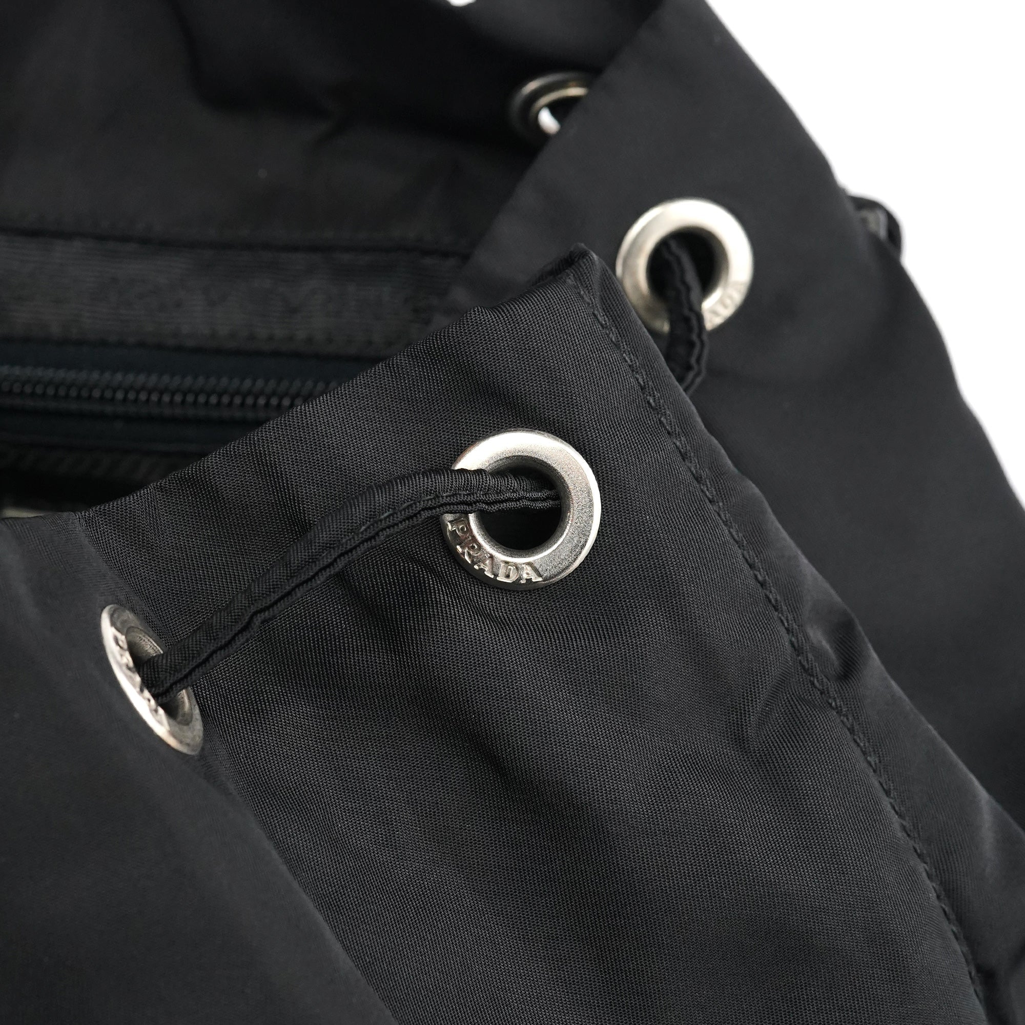 B2811F Black Tessuto Vela Nylon Backpack