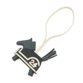 HERMES Rodeo Loveo 24 Vert Mangrove / Black / Craie Lambskin Swift Leather Size PM