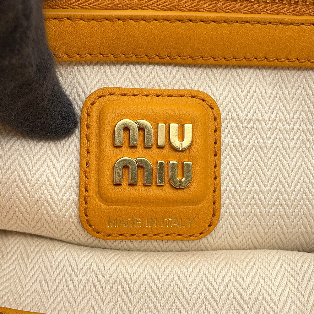 MIUMIU Bo Bag whiskey5BB117_2CSS_F0R55_V_MON suede