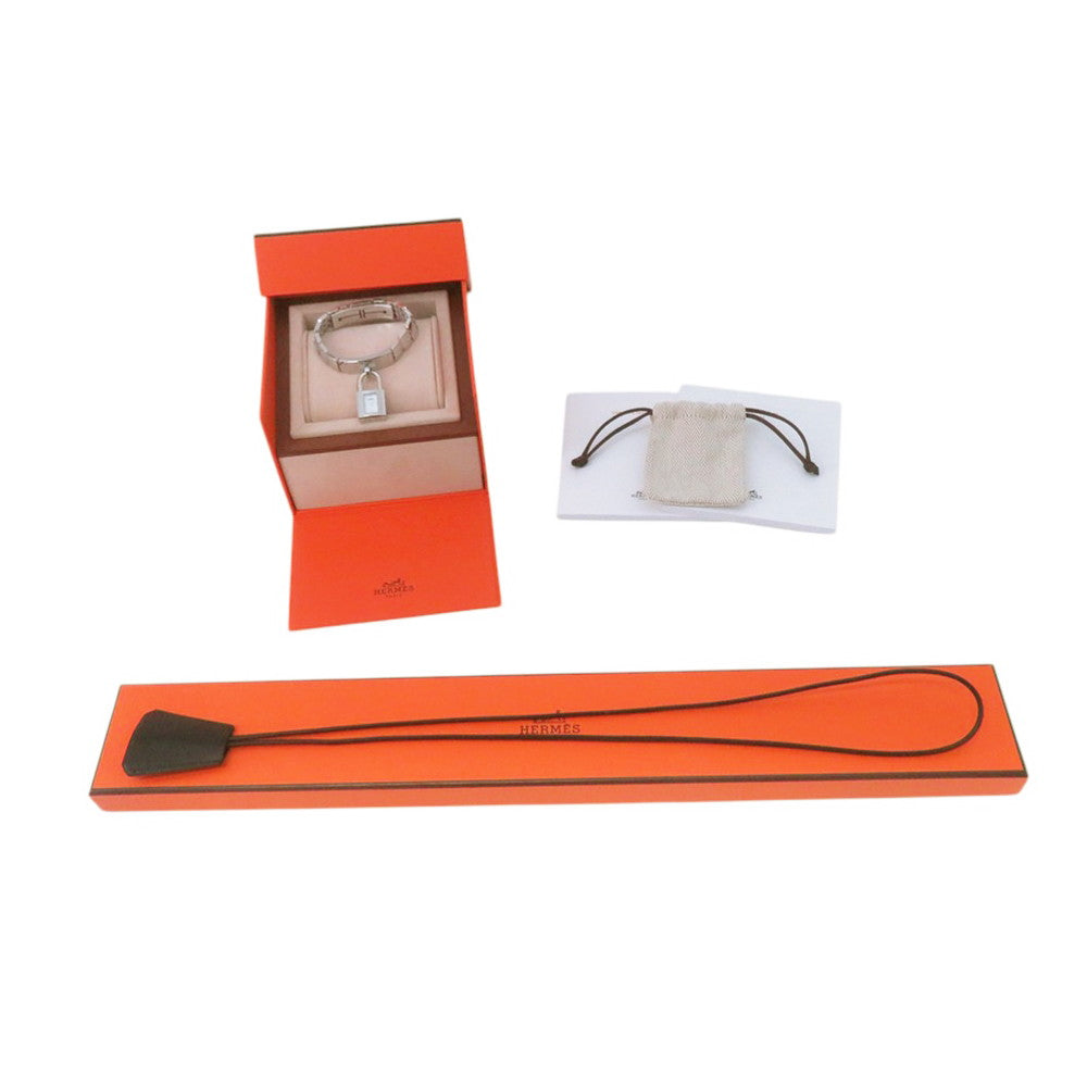 HERMES Kelly watch W16mm Stainless Steel Sparkling White DialKE4.110