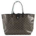 GOYARD Saint Louis with clip BlackSTLCROPMLTY01CL01P PVC Leather Size PM