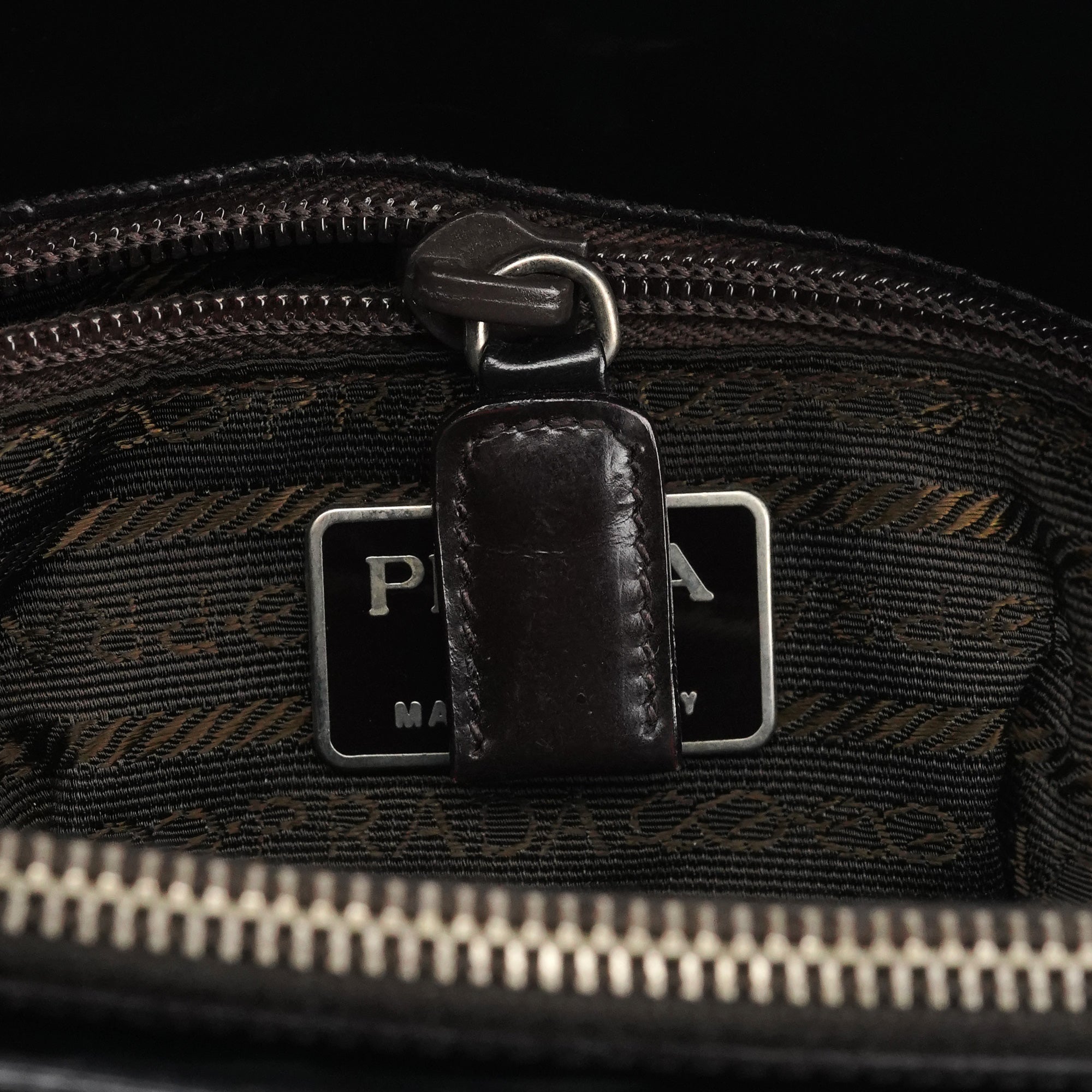 B6012 Dark Brown Spazzolato Sport Tote Bag