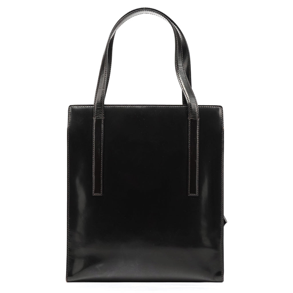 B6012 Dark Brown Spazzolato Sport Tote Bag