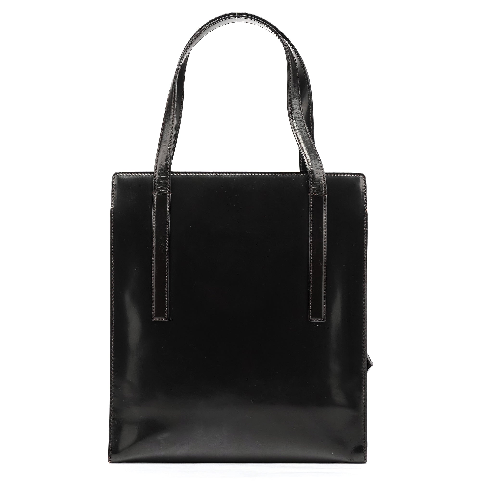 B6012 Dark Brown Spazzolato Sport Tote Bag