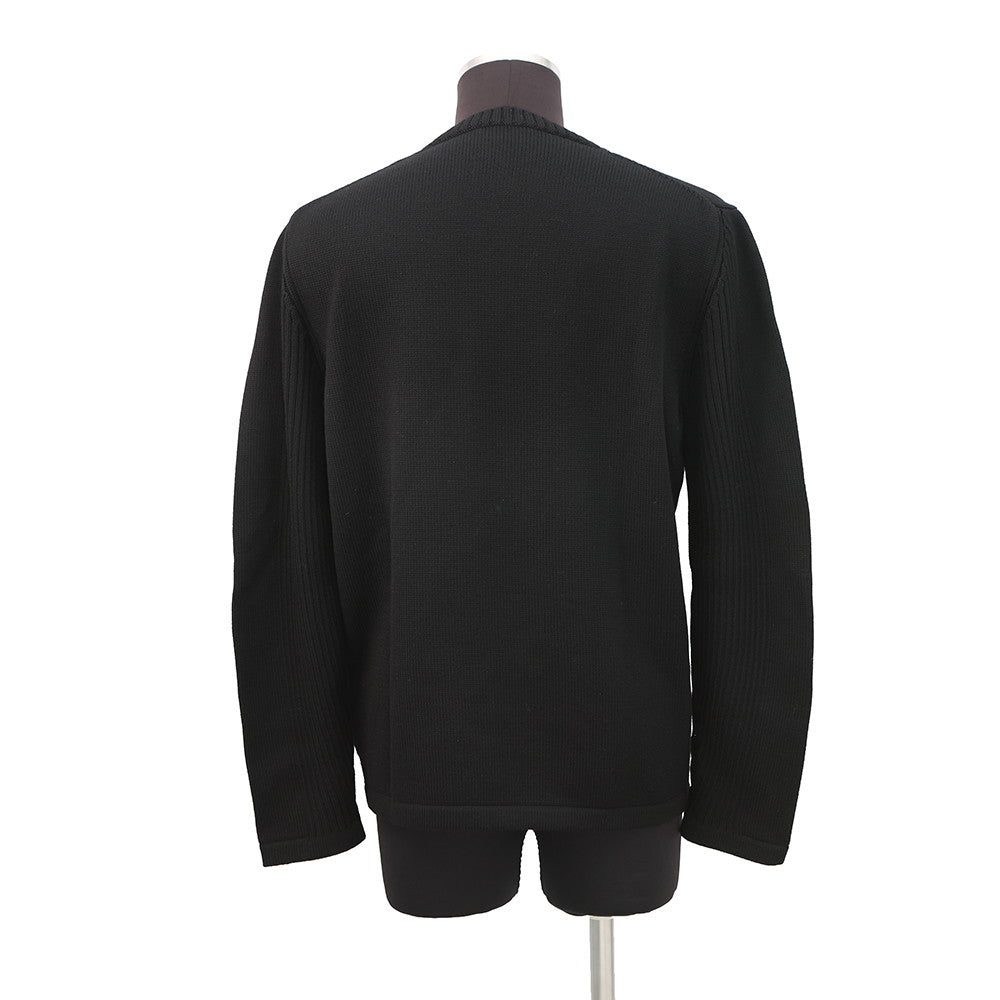 PRADA Triangle Logo Sweater Size 52 BlackUMB049_1W4X_F0002_S_202 Wool100%