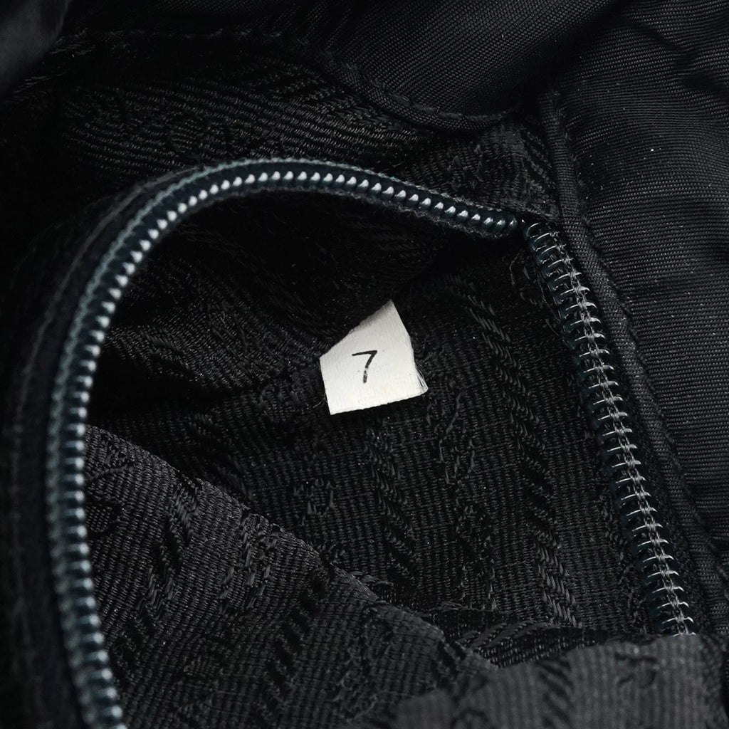 Black Tessuto Metallo Gold Handle Tote Bag