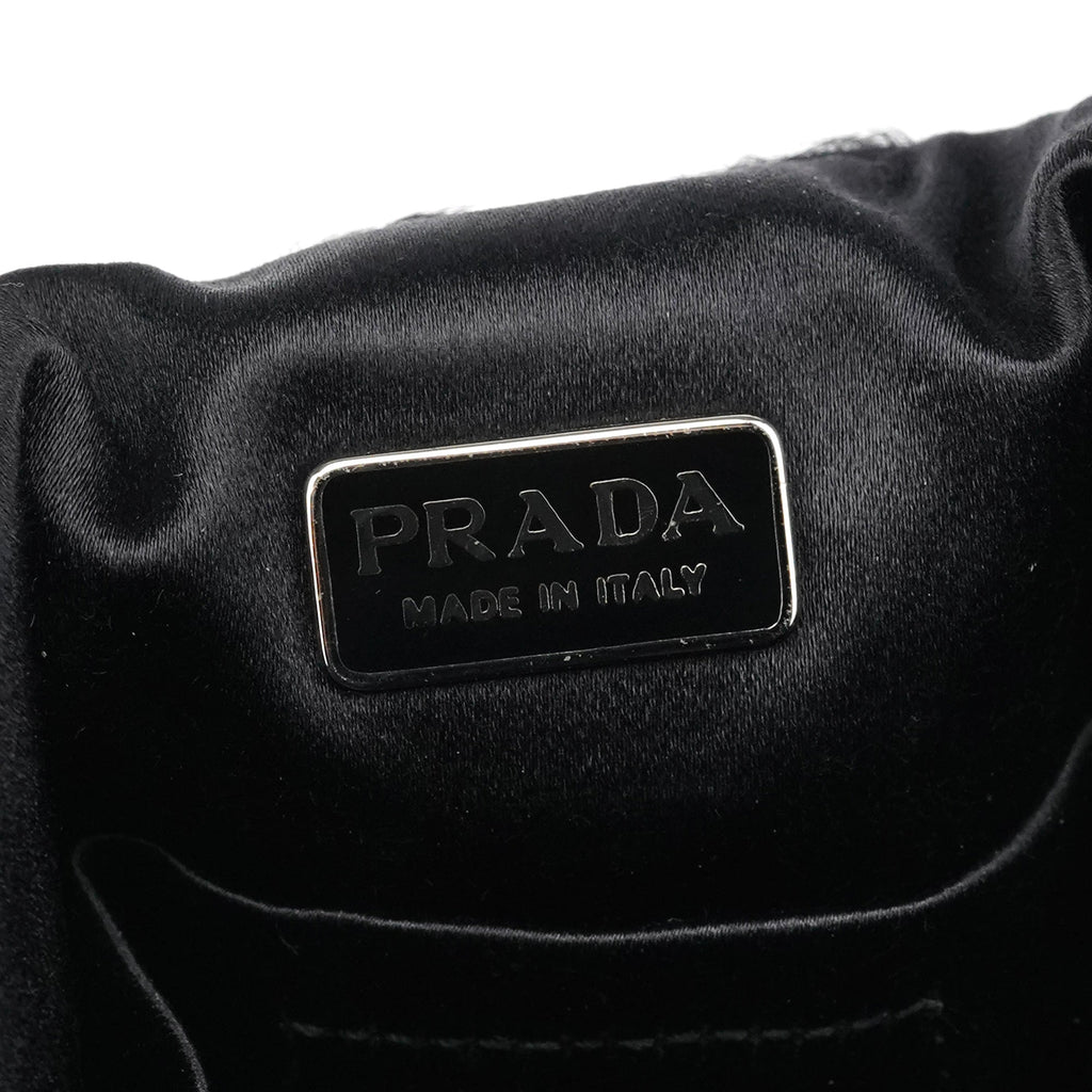 B8661 Black Breitschwanz Fur Mini Bag