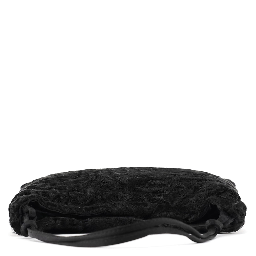 B8661 Black Breitschwanz Fur Mini Bag