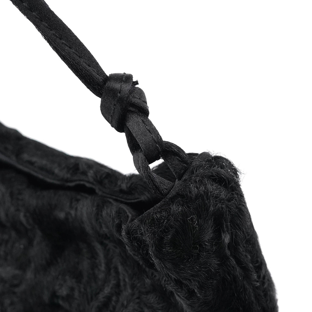 B8661 Black Breitschwanz Fur Mini Bag