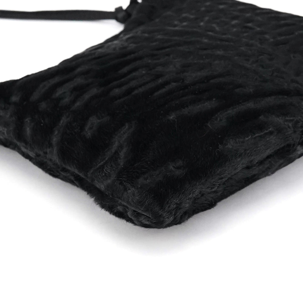 B8661 Black Breitschwanz Fur Mini Bag