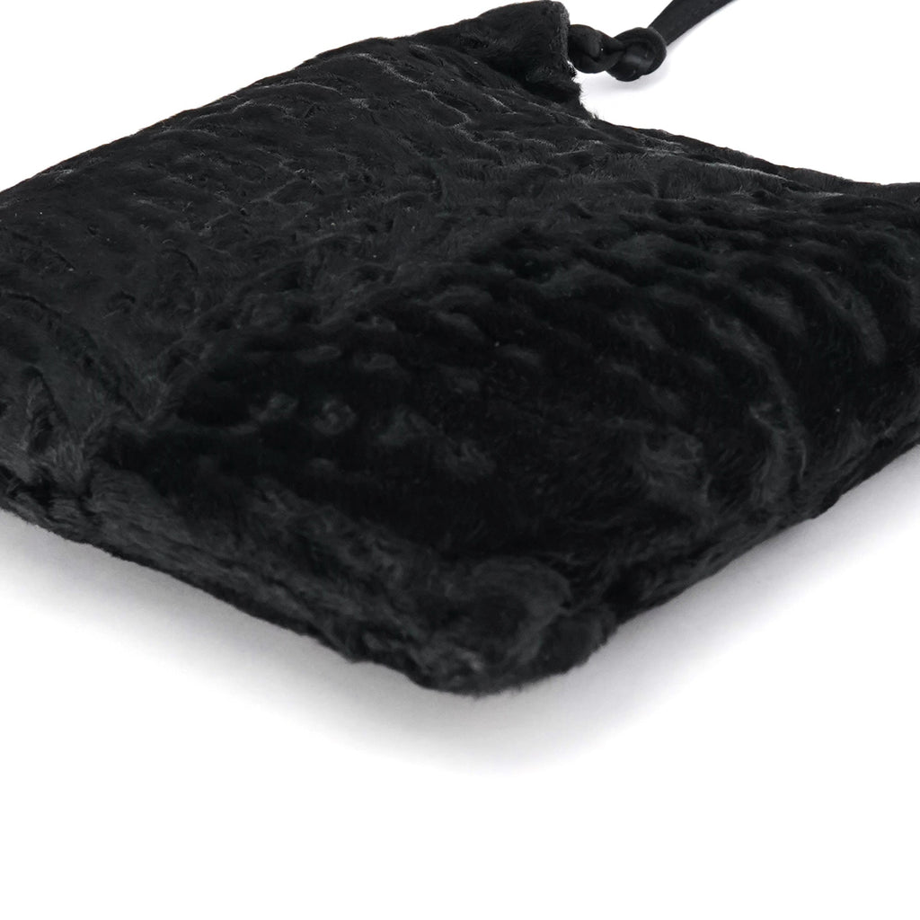 B8661 Black Breitschwanz Fur Mini Bag
