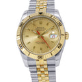 ROLEX Datejust Turn-O-Graph W36mm Stainless Steel K18YG Champagne Dial116263