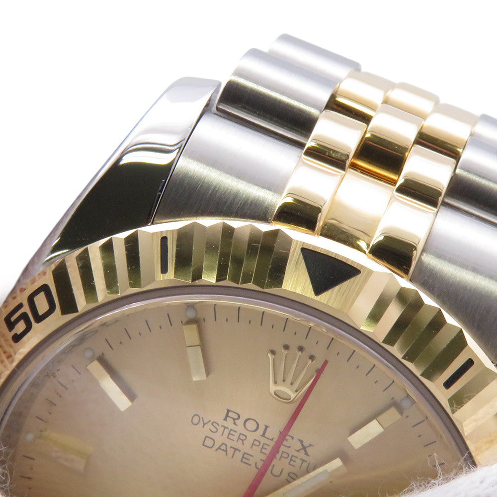 ROLEX Datejust Turn-O-Graph W36mm Stainless Steel K18YG Champagne Dial116263