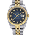 ROLEX Datejust W36mm Stainless Steel K18YG Blue Gradation Dial116233G