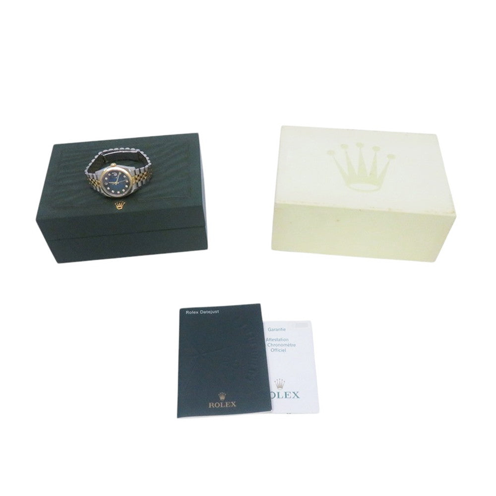 ROLEX Datejust W36mm Stainless Steel K18YG Blue Gradation Dial116233G
